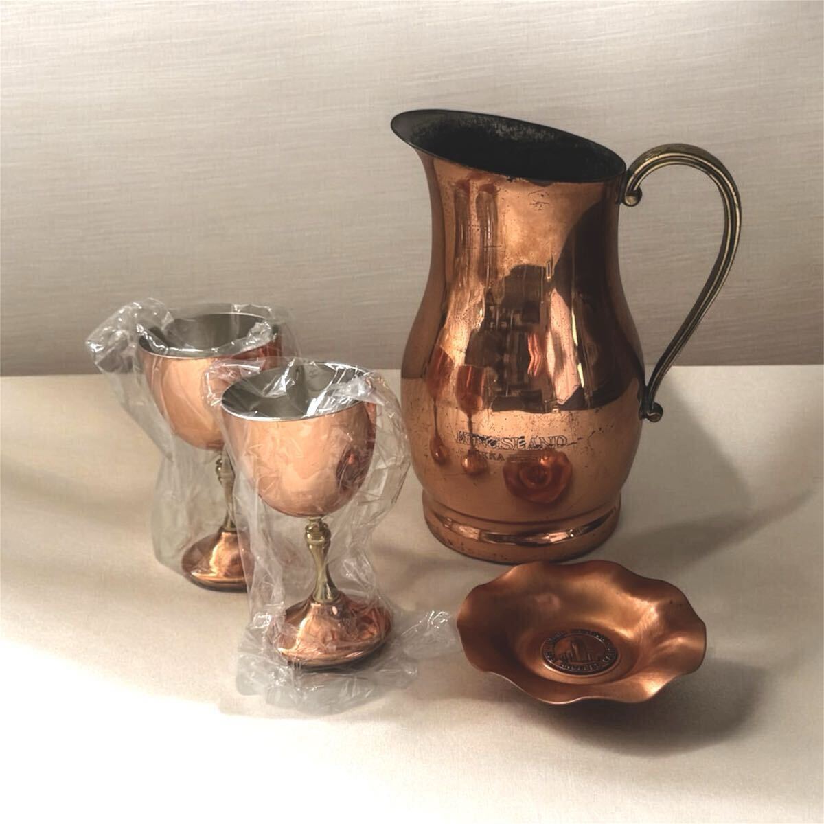 純銅 洗面器セット TANITA製 / Pure Copper タニタ 洗面器 ボウル