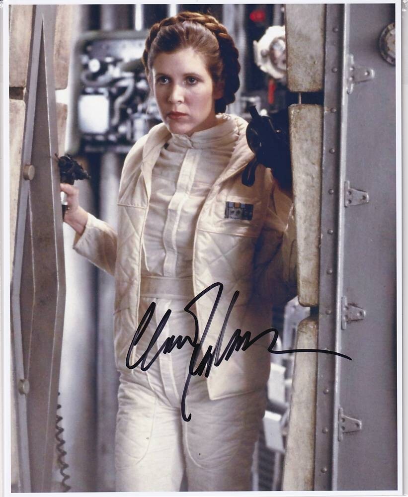 新品】□キャリー・フィッシャー☆スターウォーズ☆レイア姫☆大判☆4