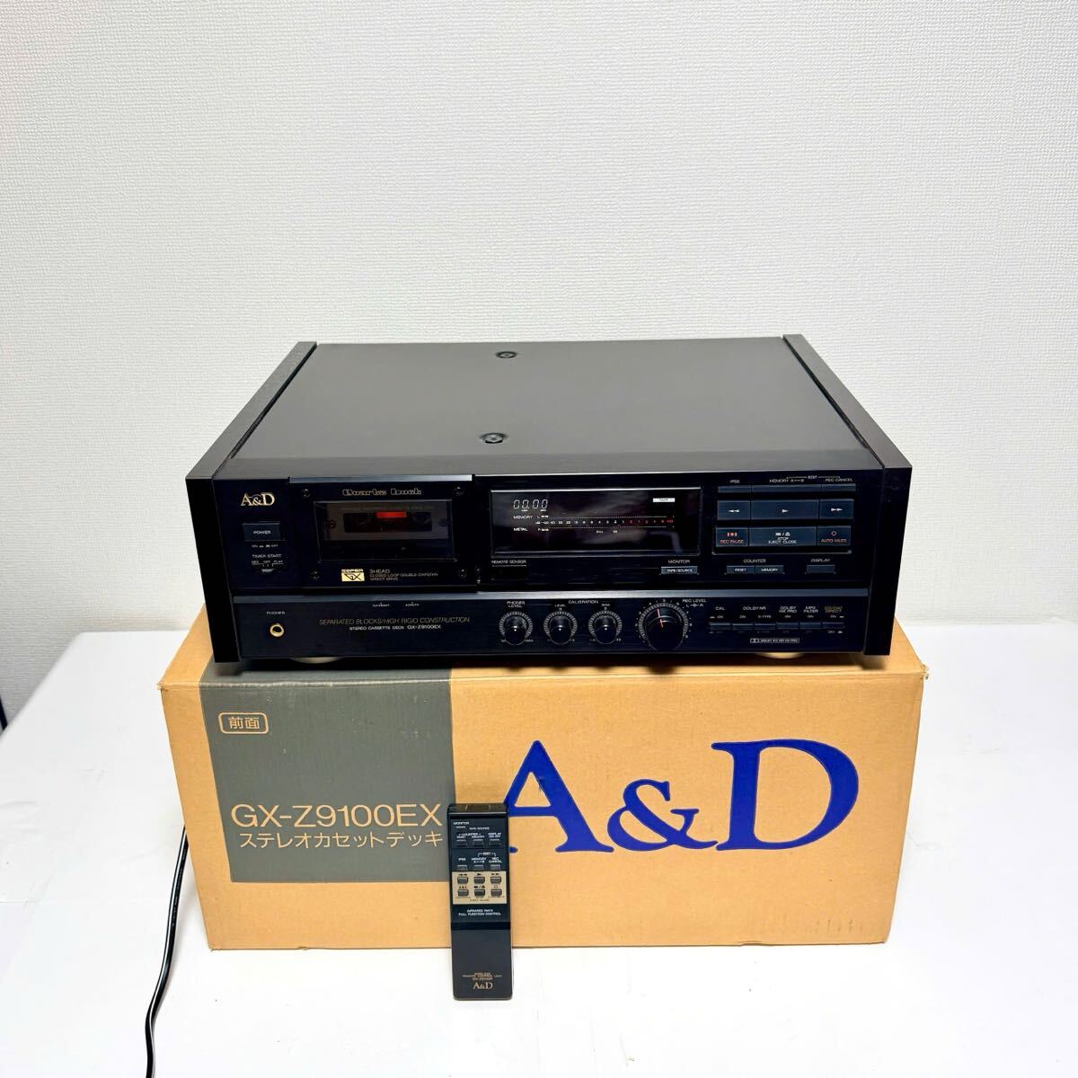 AIWA ステレオCDラジカセ CSD－SR700 ダブルカセットAM/FM リモコン