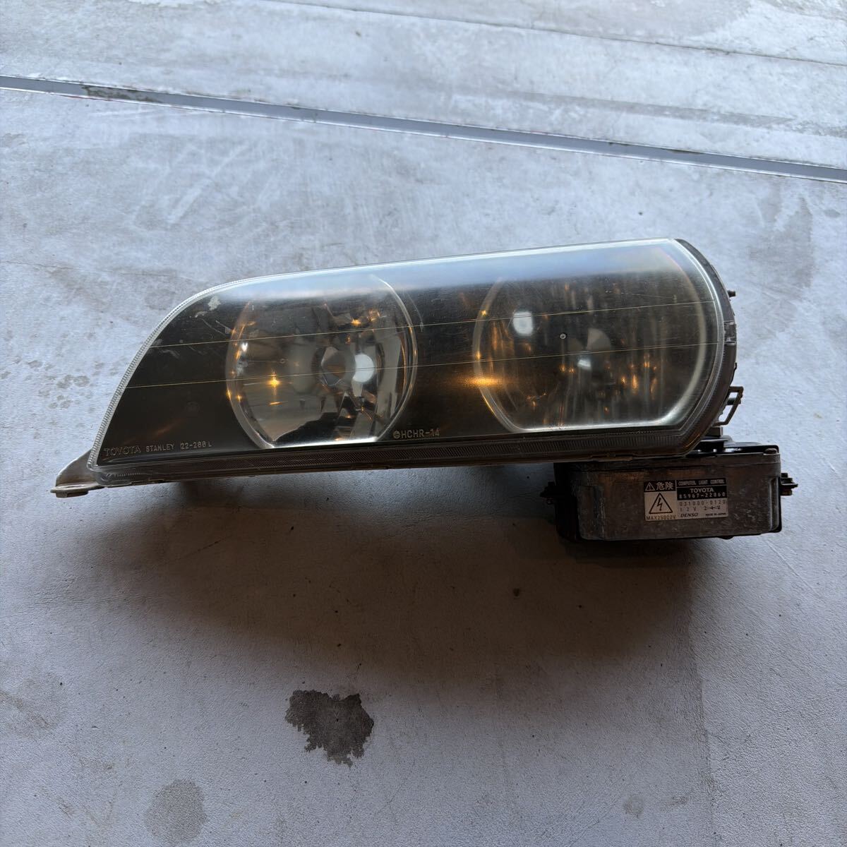 JZX100 チェイサー ツアラーV 純正 ヘッドライト LEDイカリング仕様