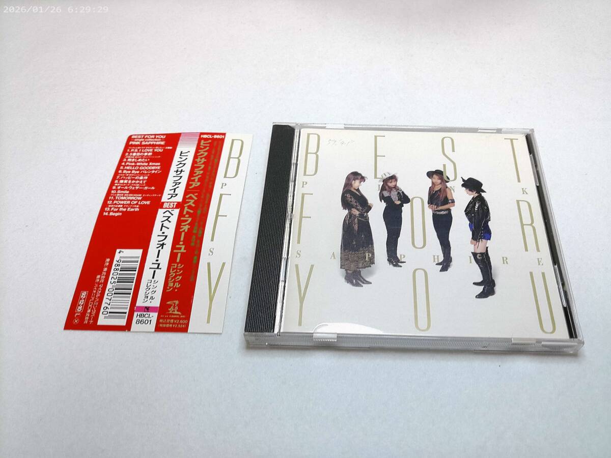 新品 PINK SAPPHIRE BEST FOR YOU CD 新品 PINK SAPPHIRE BEST FOR YOU CD PINK SAPPHIRE「BEST FOR YOU