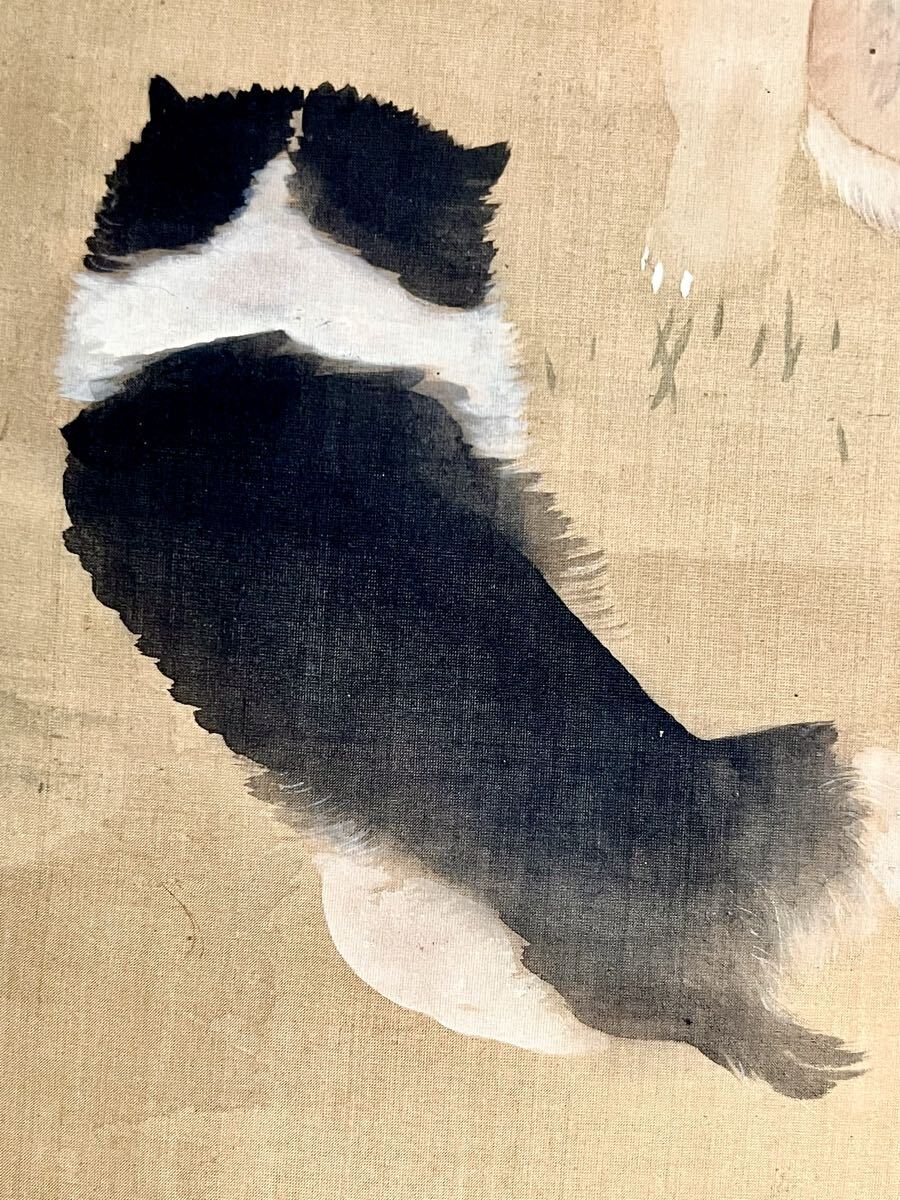 模写】特別出品！円山応挙 肉筆 春画 浮世絵 絹本 着色 掛軸「応挙絵巻