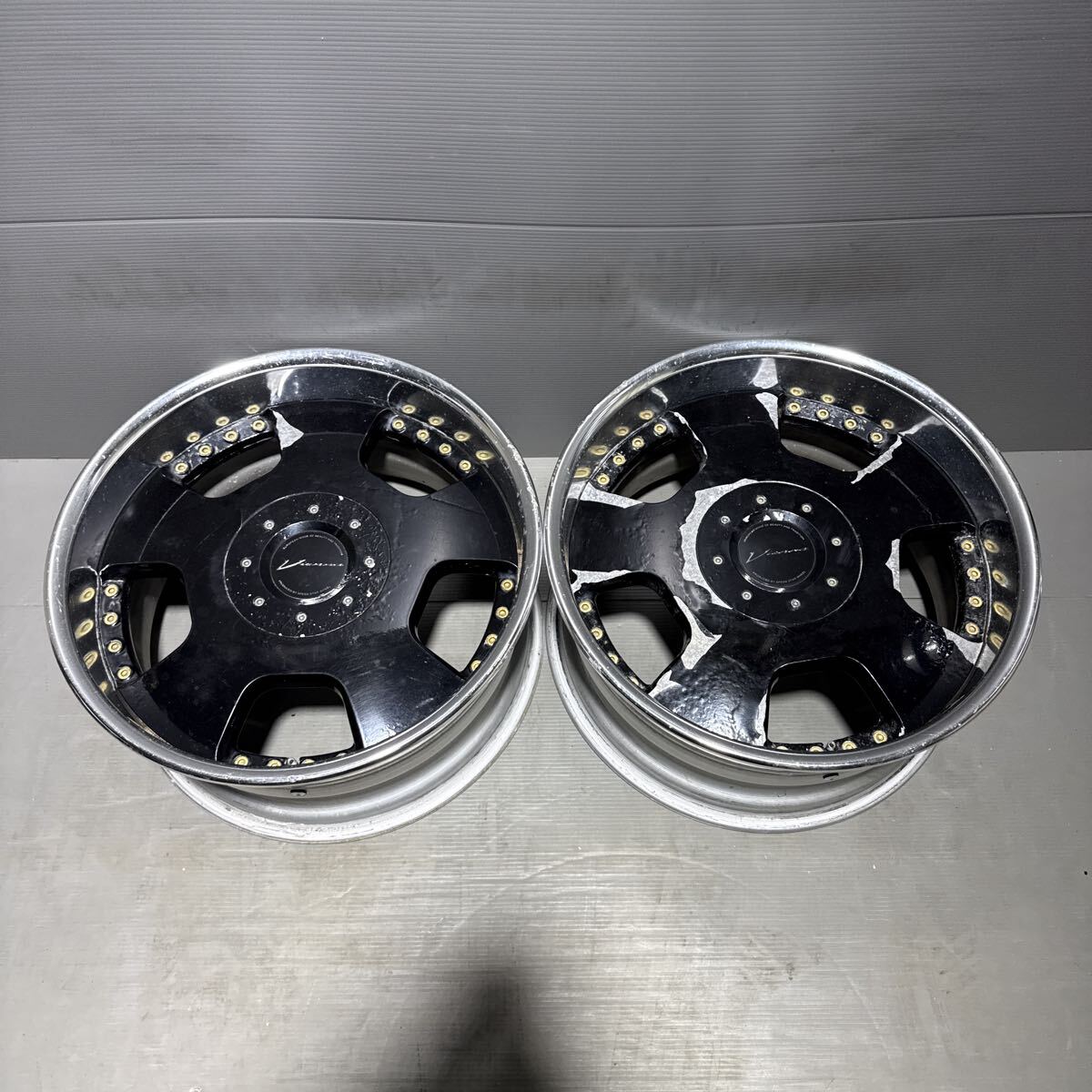 中古】18インチ☆SSR☆ビエナ☆深リム☆ディッシュ☆PCD100☆4H/5H