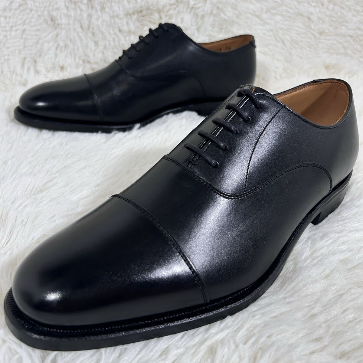 中古】東立製靴 ショーンハイト ストレートチップ Black 25.0cm 25.5cm