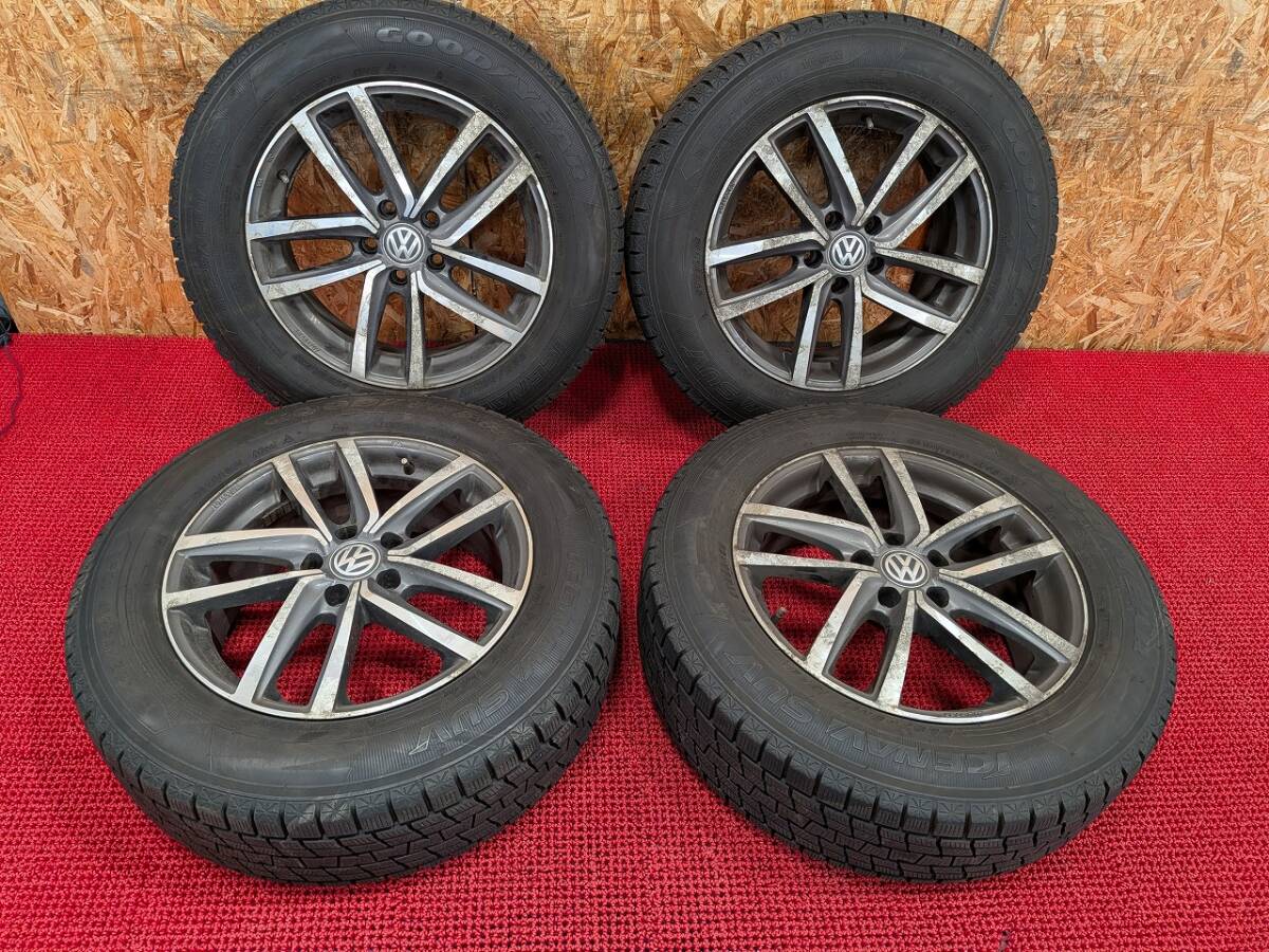 新古】VW up GTI 純正 アルミ 17インチ pcd100 4穴 タイヤ付き 195/40