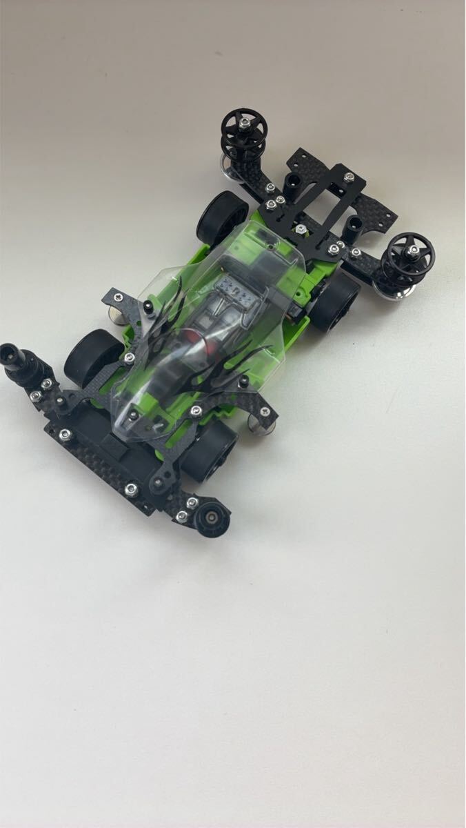 ☆ミニ四駆☆MS フレキ 完成品 キャッチャーダンパー カーボン 620