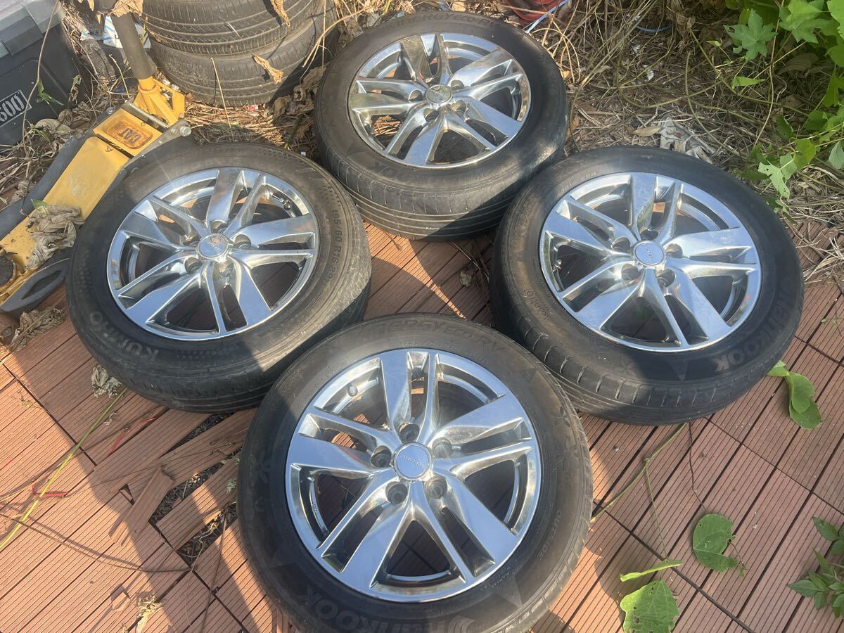 中古】セレナ C27 AUTECH 純正 アルミホイール メッキ ライダー