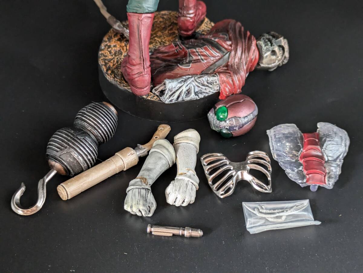 新品】 HG C.O.R.E 仮面ライダーZX サザングロス 改造 リペイント 完成