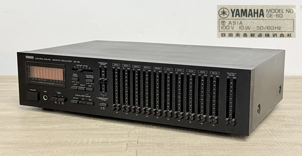 中古】S624 YAMAHA EQ-M77 / AV-M99 ヤマハ イコライザー アンプの落札