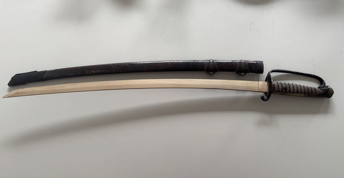 新品】旧日本海軍・明治期士官用短剣（登録証付き,銘備州長船祐定