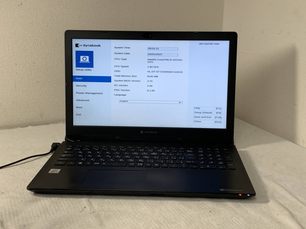 中古】TOSHIBA DynaBook V486E J-3100 001WN(EVS001WN) 通電不可 液晶