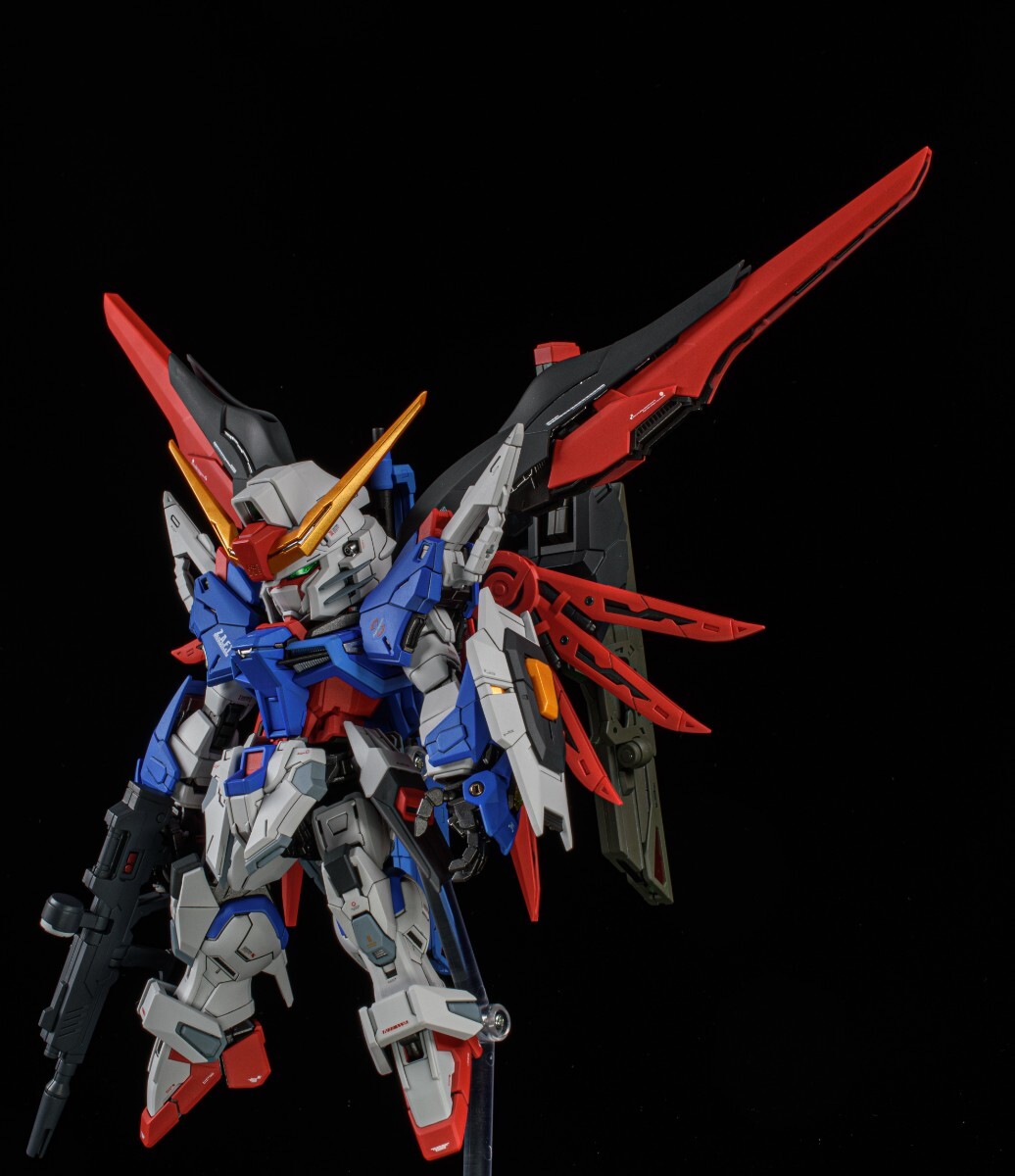 塗装済完成品】MG DM デスティニーガンダム 塗装済完成品の落札情報