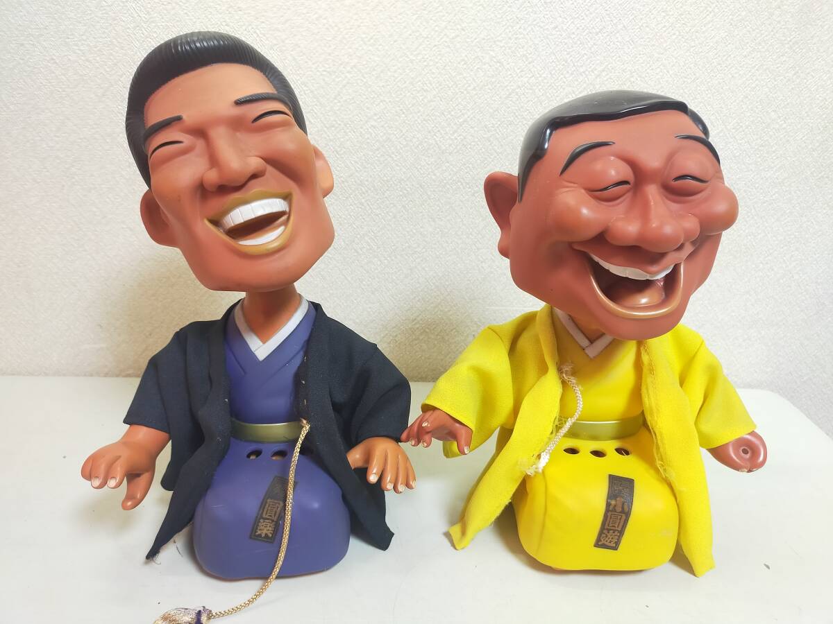 当時物 笑点 昭和40年代 三遊亭小圓遊 首振りソフビ人形の落札情報詳細
