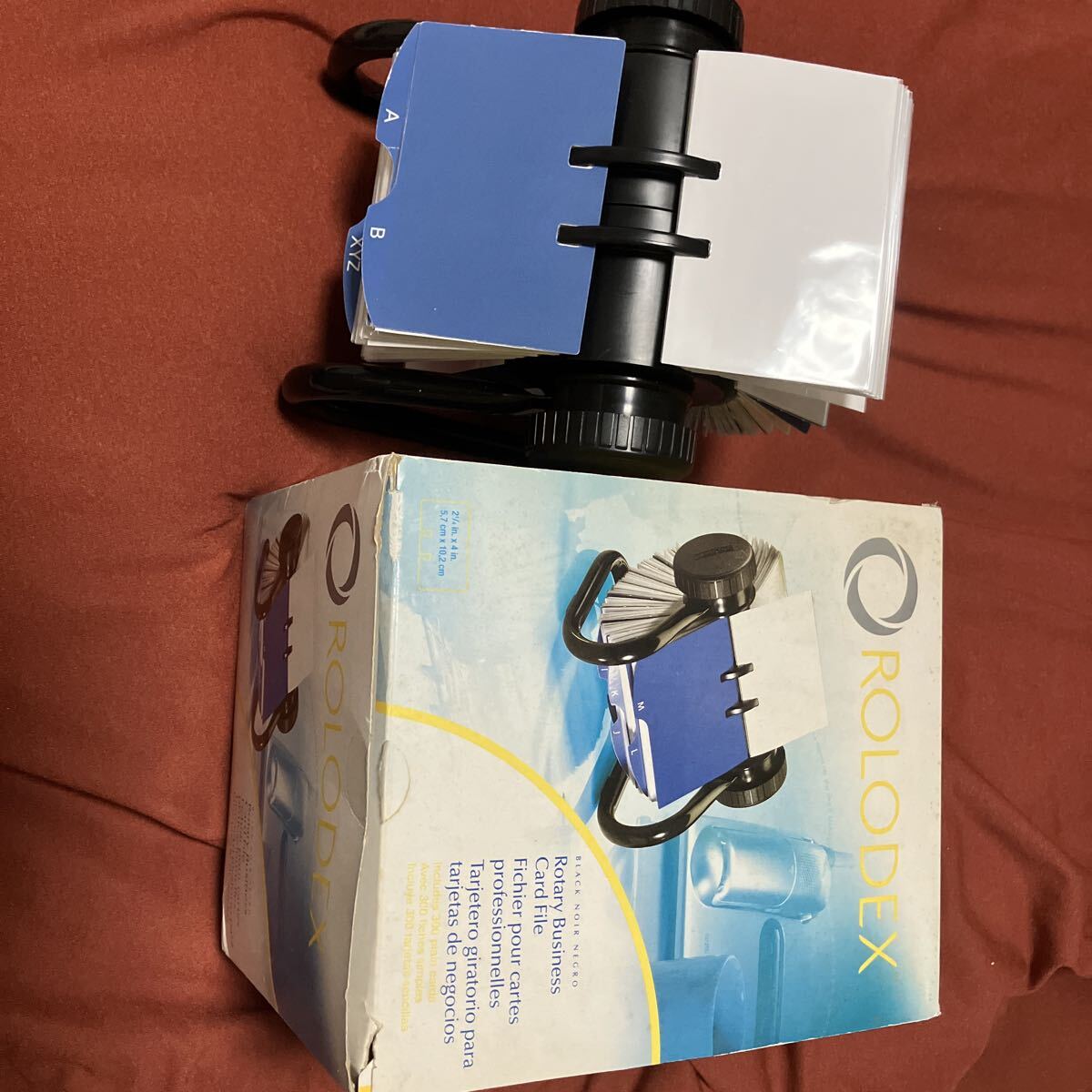 ☆ヴィンテージROLODEX ローロデックス 回転式名刺ホルダー 名刺入