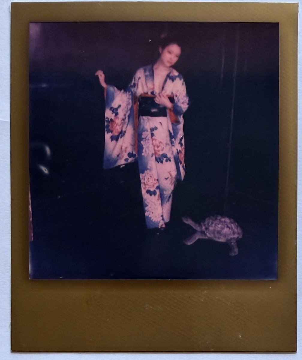 荒木経惟 「ベッドのヌード」 ポラロイド写真（サイン入り） ご存知