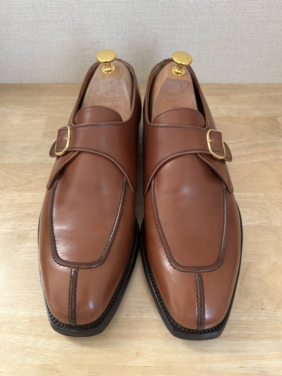 中古】SCOTCH GRAIN スコッチグレイン モンクストラップ ブラック 黒