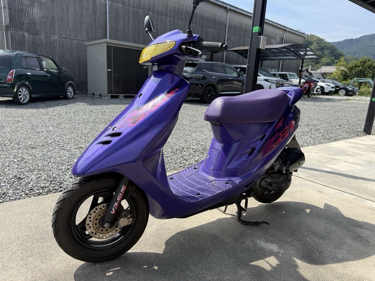 美車 ホンダ スーパーディオZX AF28 ワンオーナー 低走行722km 紫 希少