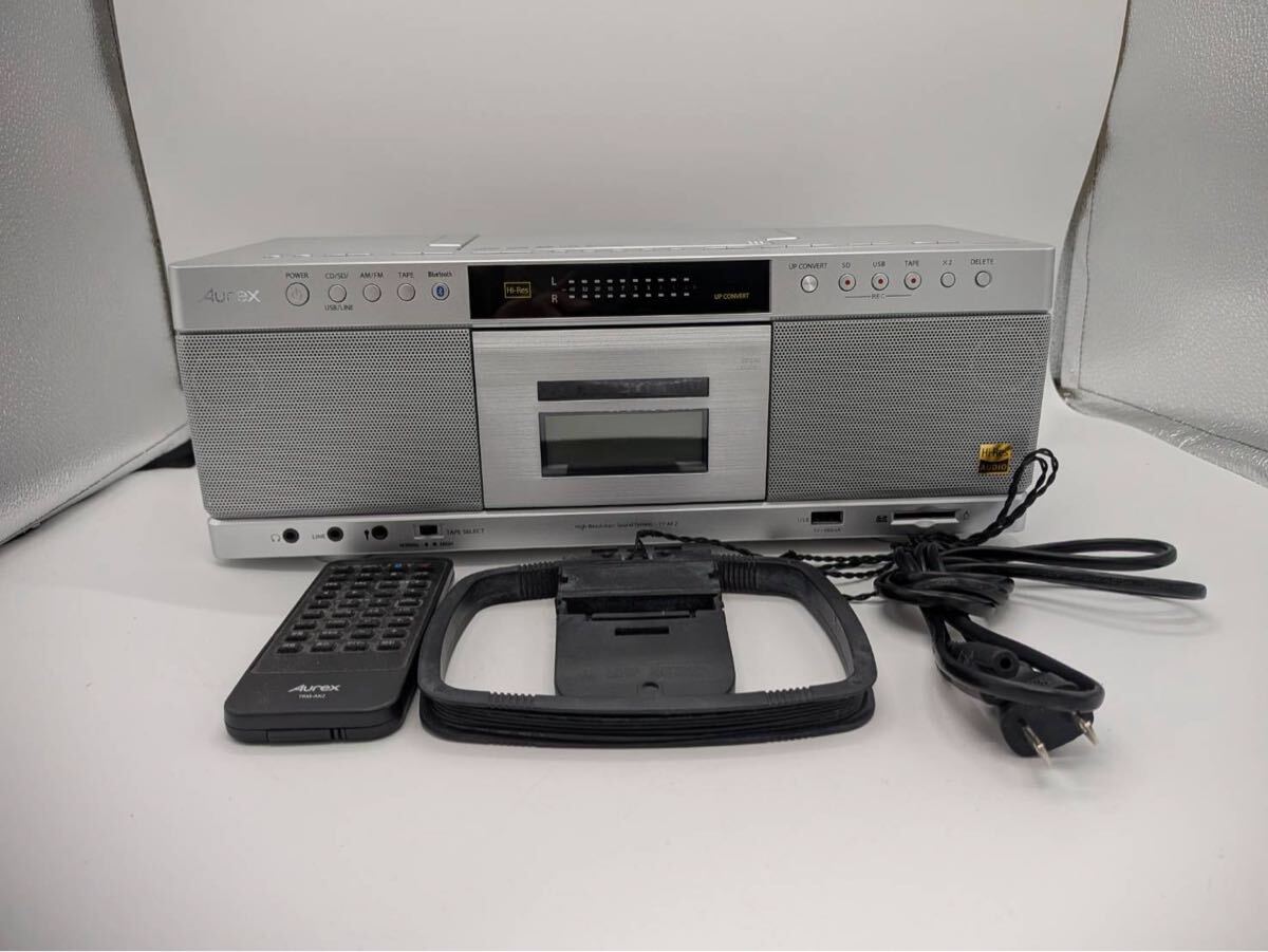Y205】Aurex RT-CDW80X CDステレオラジオカセットレコーダー ラジカセ