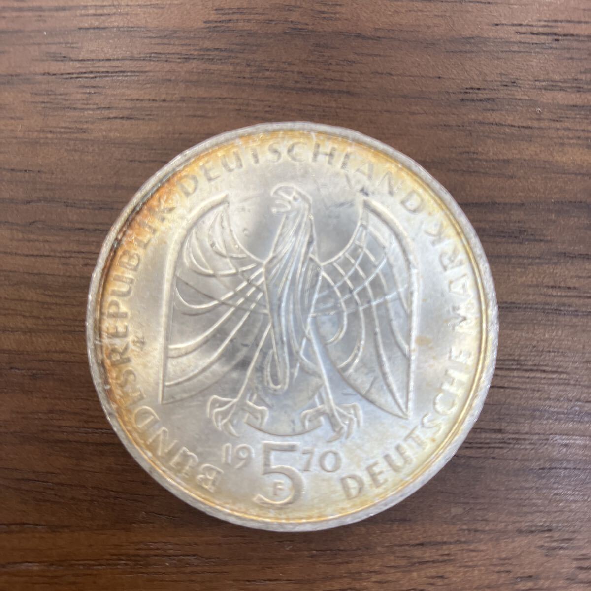 ドイツ 1970年 ベートーヴェン生誕200年 5マルク 銀貨の落札情報詳細
