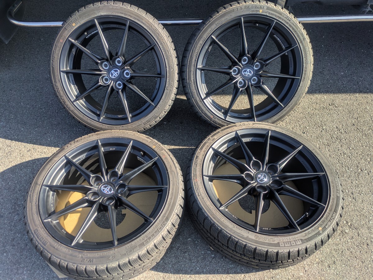 GRヤリス RZハイパフォーマンス 純正BBS鍛造ホイール・タイヤセット 美 
