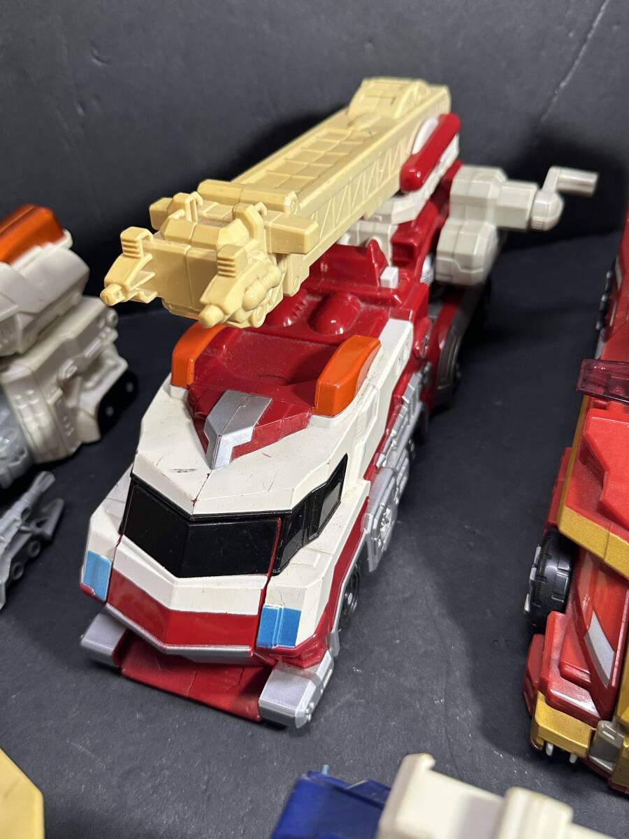 中古】レスキューファイアー レスキュービークル 7体 セット グレート