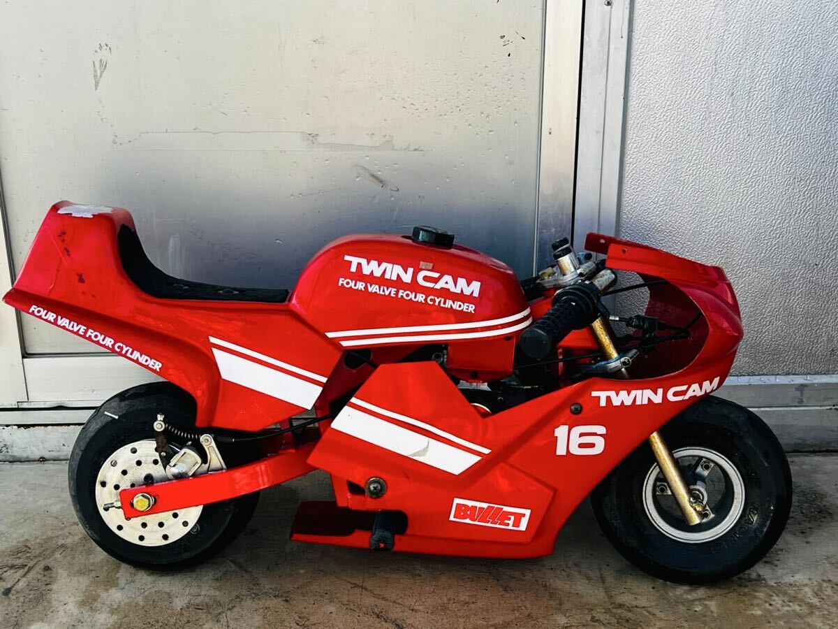 中古】電動ポケットバイク ポケバイ ZR-255 充電式の落札情報詳細