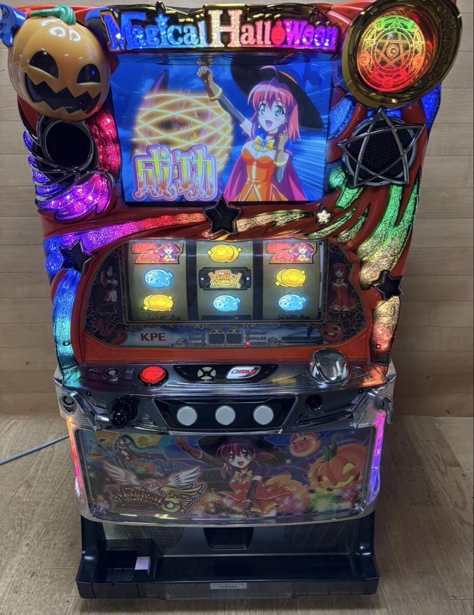 中古】初代 マジカルハロウィン パチスロ 実機 激レア パネル kpe 4