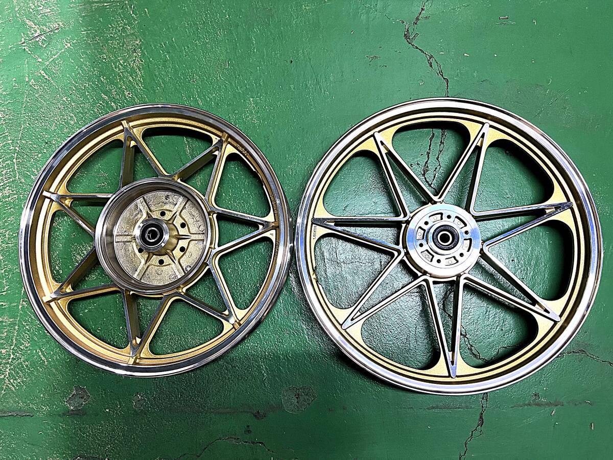 やや傷や汚れあり】GS400 セブンスターキャストホイール JYS 当時物
