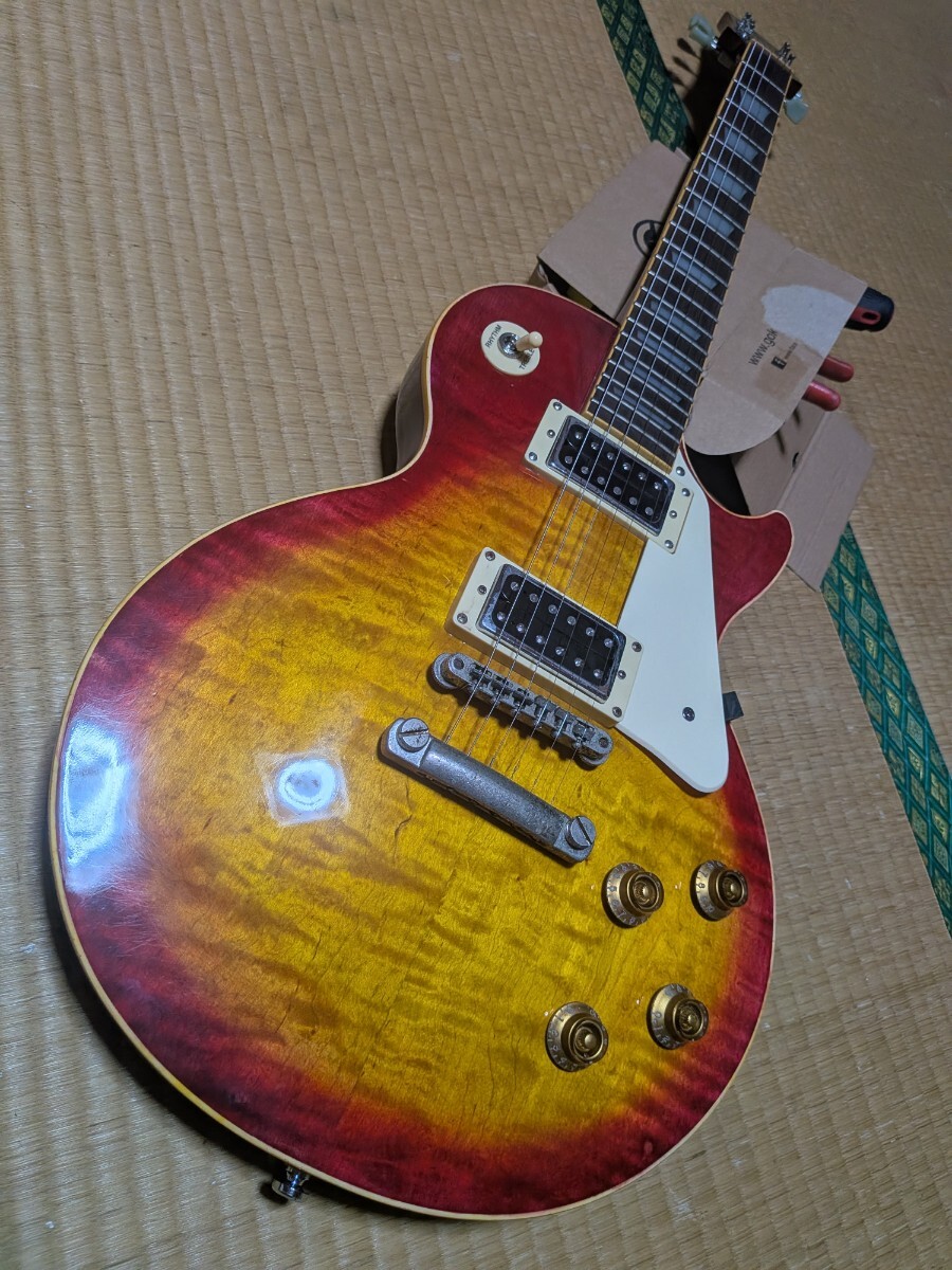 epiphone レスポール フジゲン製 FCシリアル ボルトオンの落札情報詳細