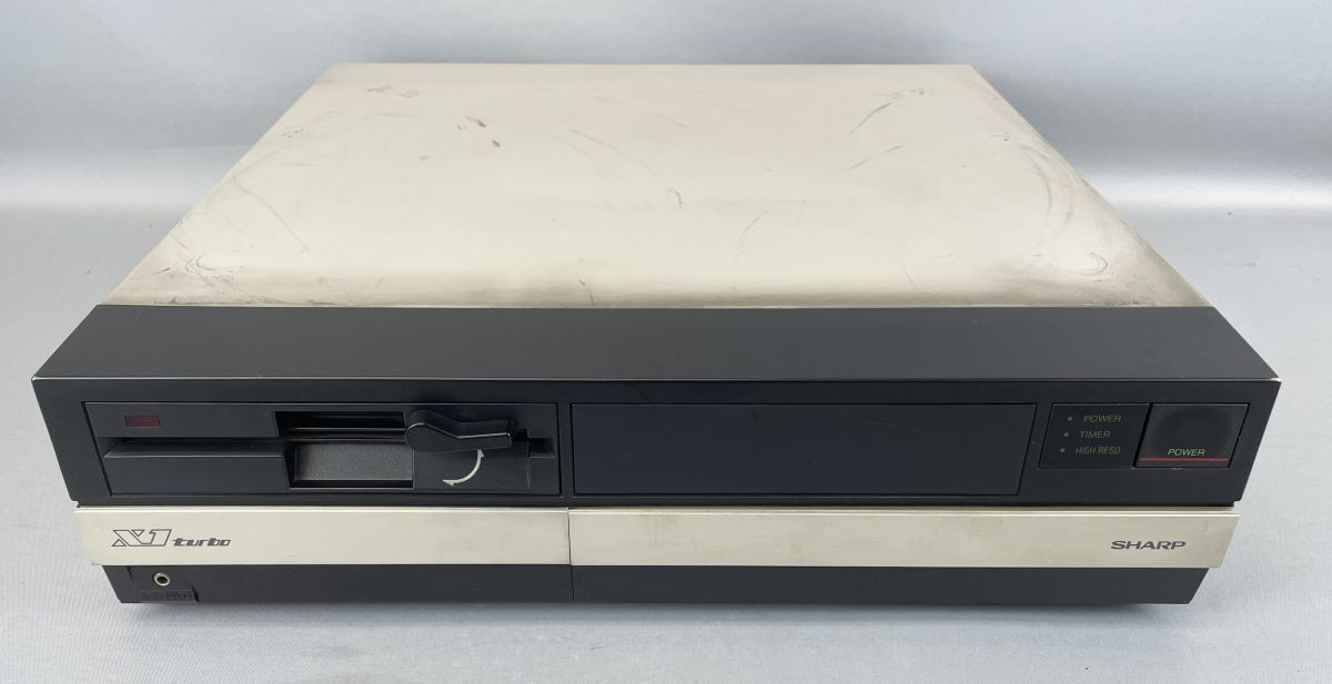 中古】動作品 シャープX1turboZ CZ-880CB本体+キーボード SHARP 箱説付