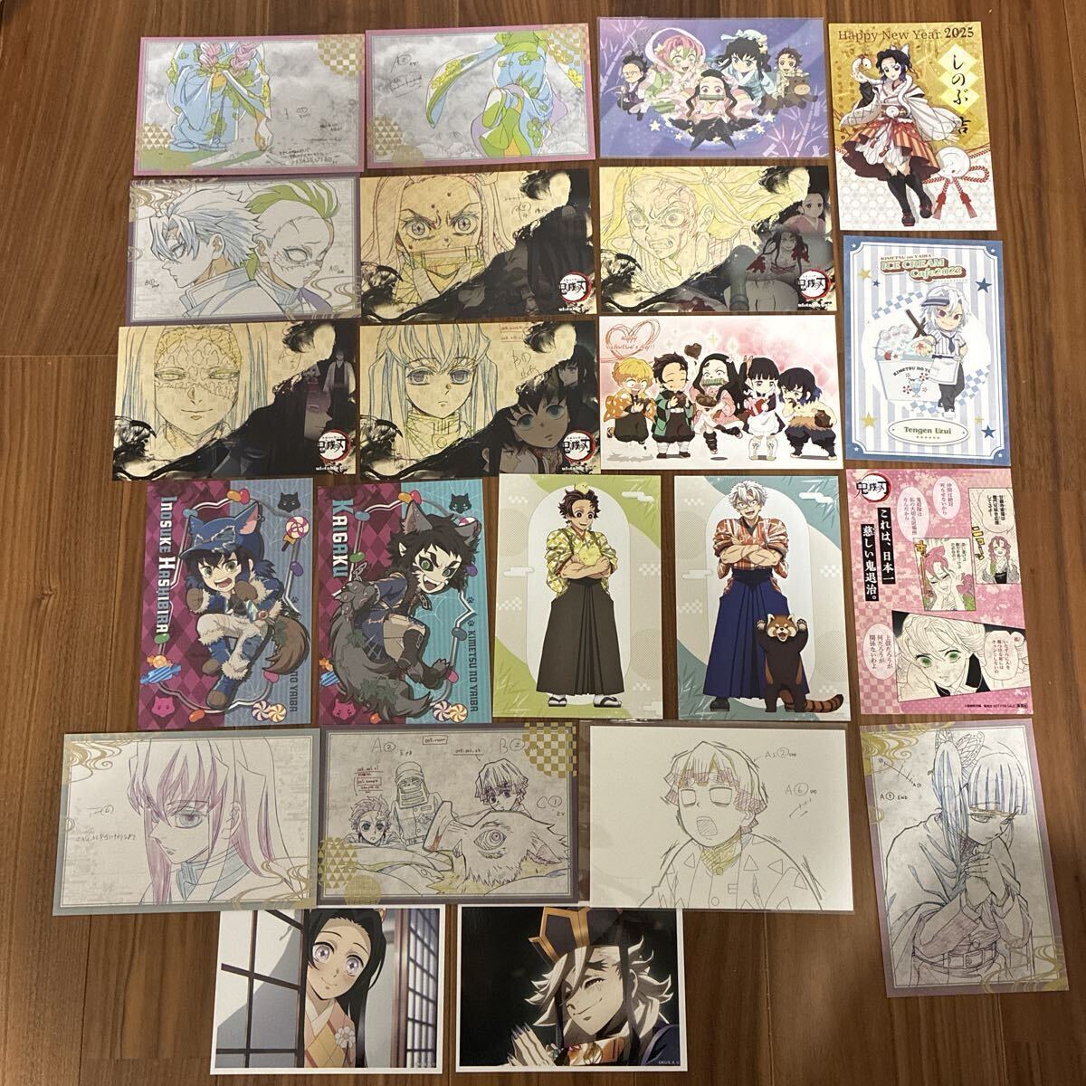 新品】鬼滅の刃 ufotable cafe 【17話】 場面写 ブロマイド くじ 17枚