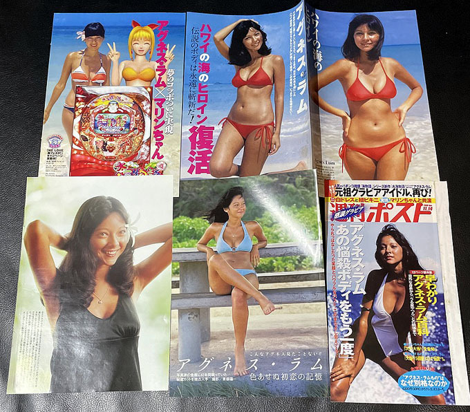 アグネス・ラム/特大ポスター』(検索)昭和アイドル当時物水着ビキニ