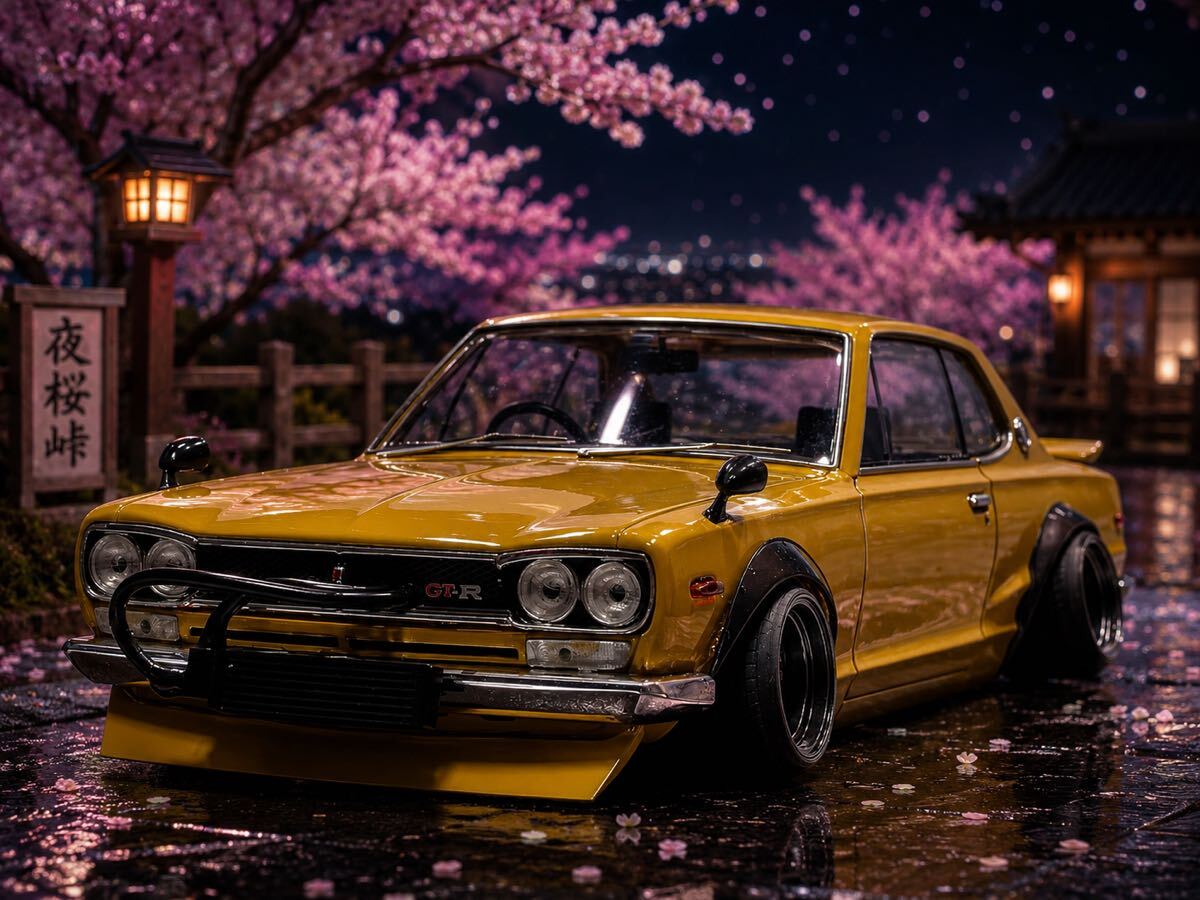 新品】1/18 IG スカイライン GT-R ハコスカ 4ドア 白 SSR ロンシャン