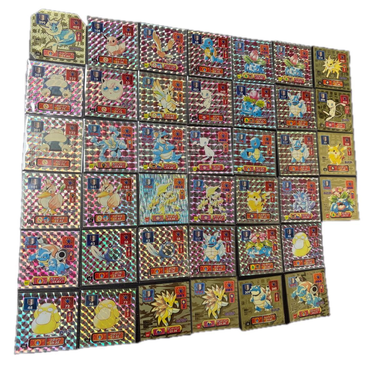 ☆送料無料☆アマダ ポケモンシール烈伝【まとめ大量】技シール67枚