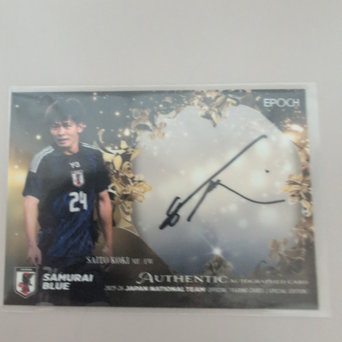 本田圭佑☆BBM2018サッカー日本代表オフィシャルトレーディング