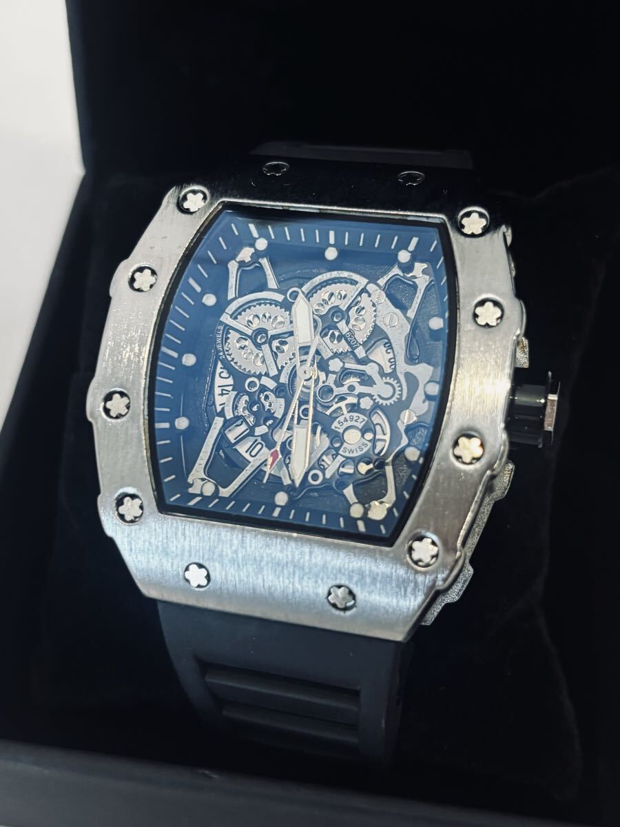 新品】☆新品 マリーナミリターレ 自動巻き パワーリザーブ 40mm