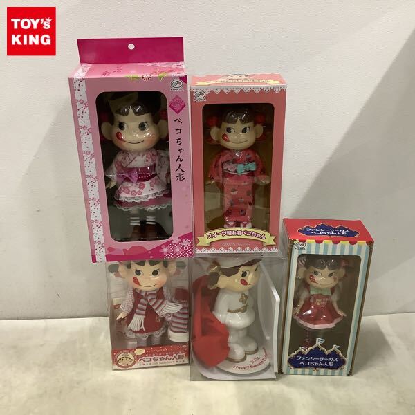 中古】不二家 ペコ50周年記念 ペコ&ポコ ピンズセット ペコちゃん
