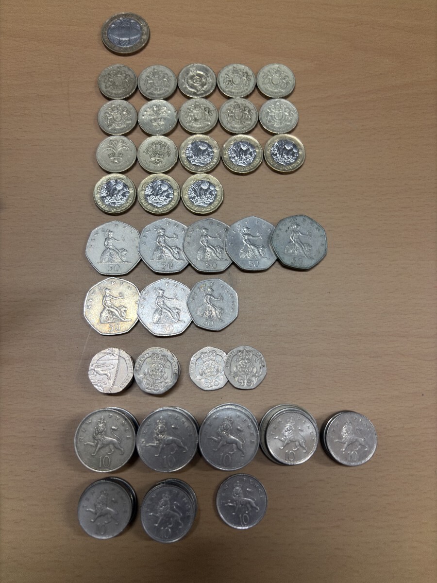 中古】(130)外国貨幣 イギリススターリングポンド 英ポンド(GBP) 硬貨