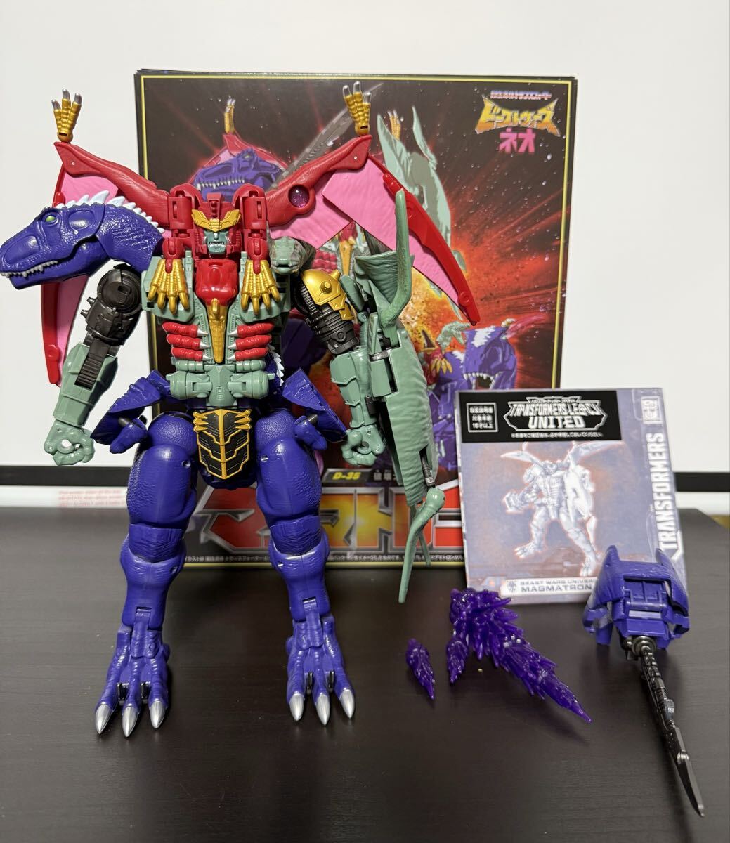 中古】ビーストウォーズネオ 破壊大帝マグマトロン ブラックカラー