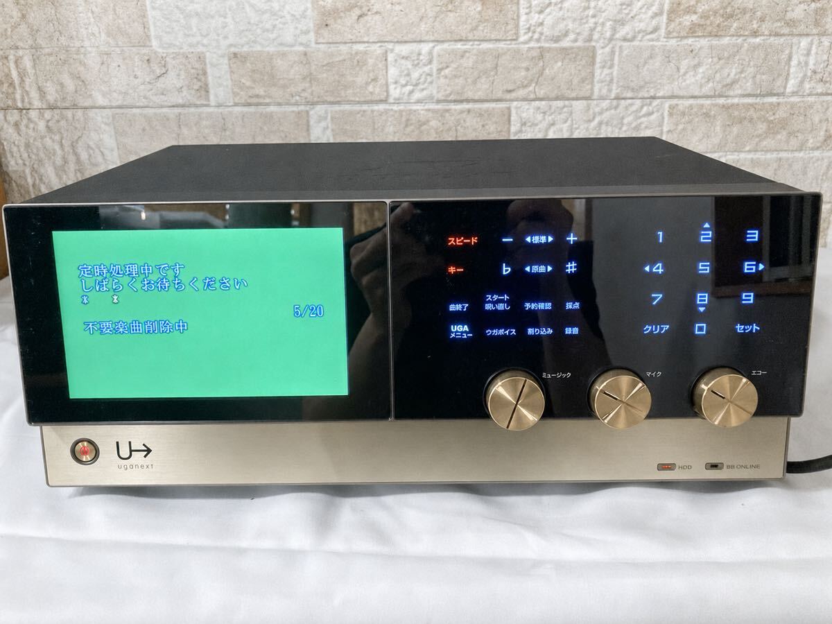 傷や汚れあり】カラオケUGA☆NEXT U→☆UGA-N10☆本体☆現状品☆の落札