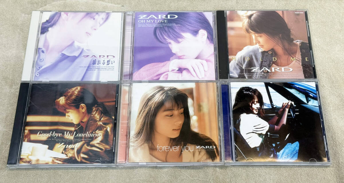 1円～ Zard 坂井泉水 直筆サイン色紙 Good-bye My Loneliness 91.2.10