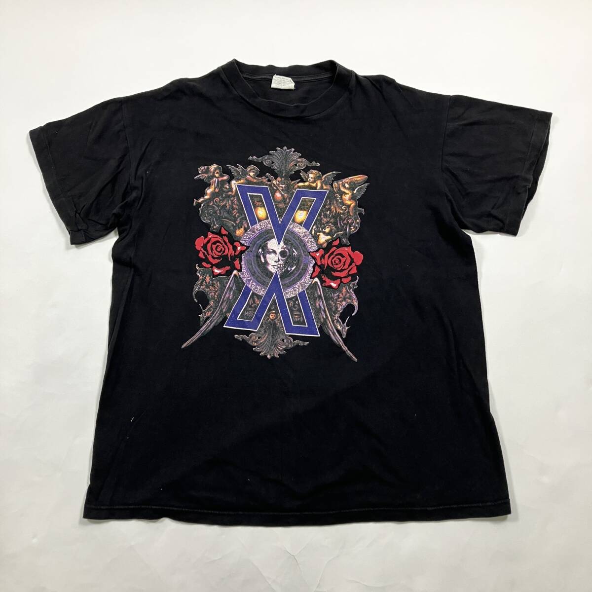 中古】美品 X JAPAN ☆ Violence In Jealousy Tour 1991 STAFF Tシャツ