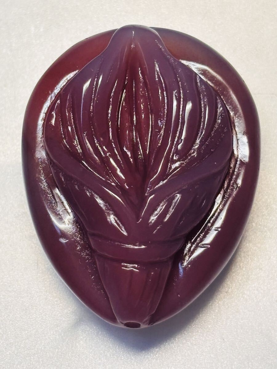 未使用】本メノウ彫 女陰 ヌード メノウ 貴重 希少品 提げ物 芸術品
