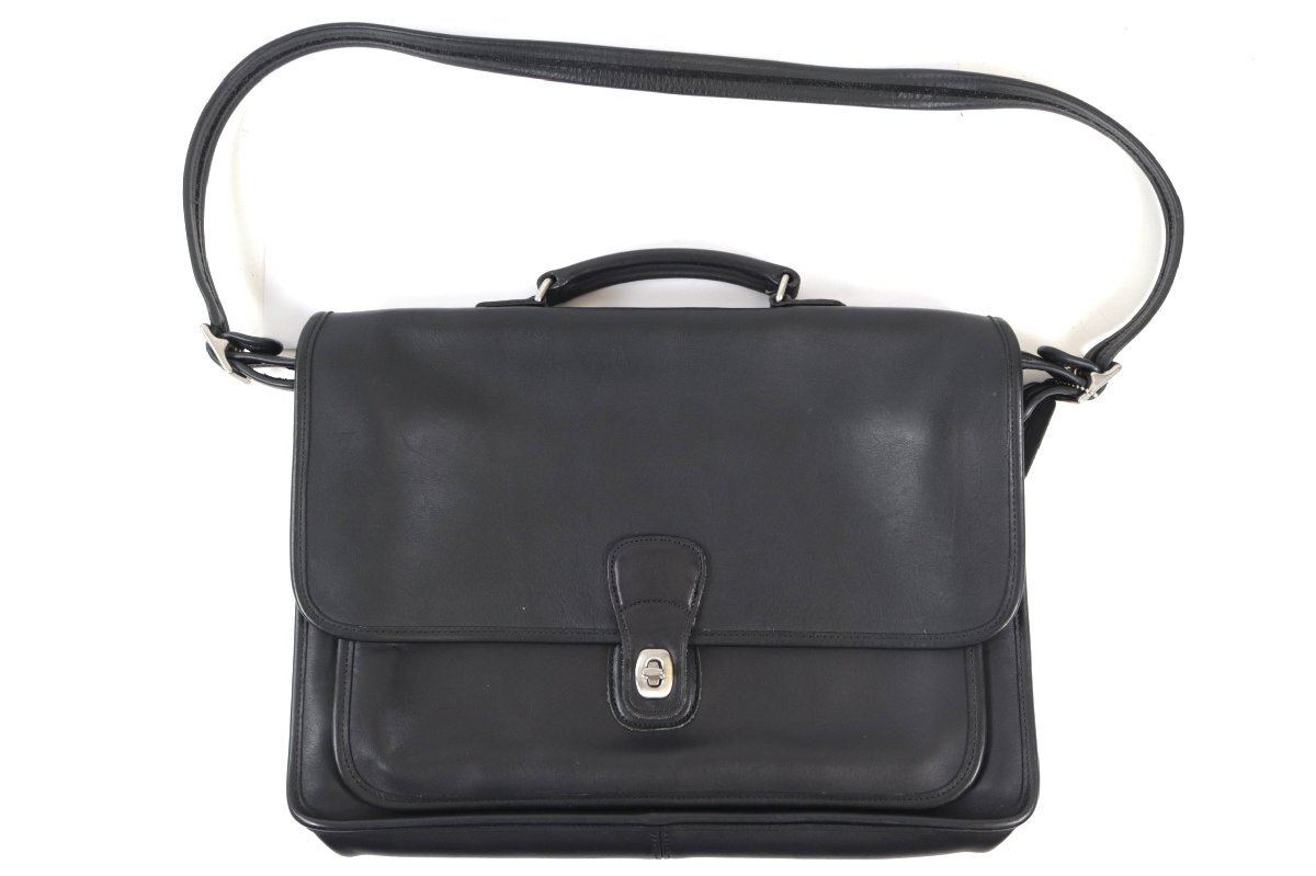 中古】希少! 定価12.8万円 USA製 90's オールドコーチ【COACH】牛革