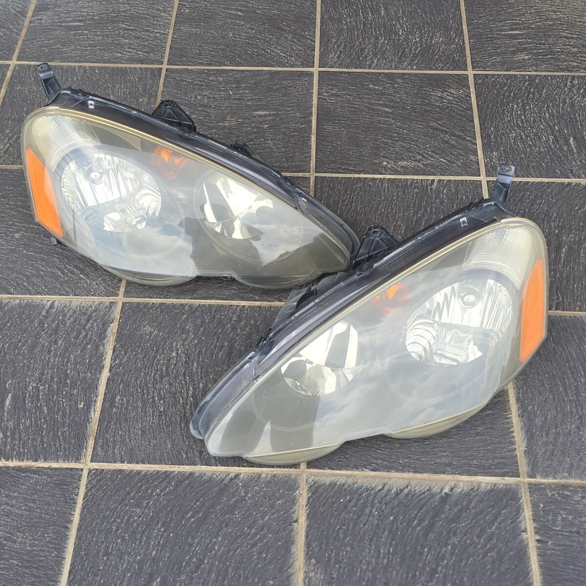 中古】ホンダ純正 インテグラ タイプR 96年スペック 前期 DC2 社外HID