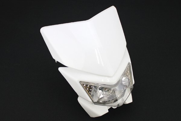 中古】♪KDX220SR 純正 ヘッドライトカウル/マスク 良品 (K1220A08)検
