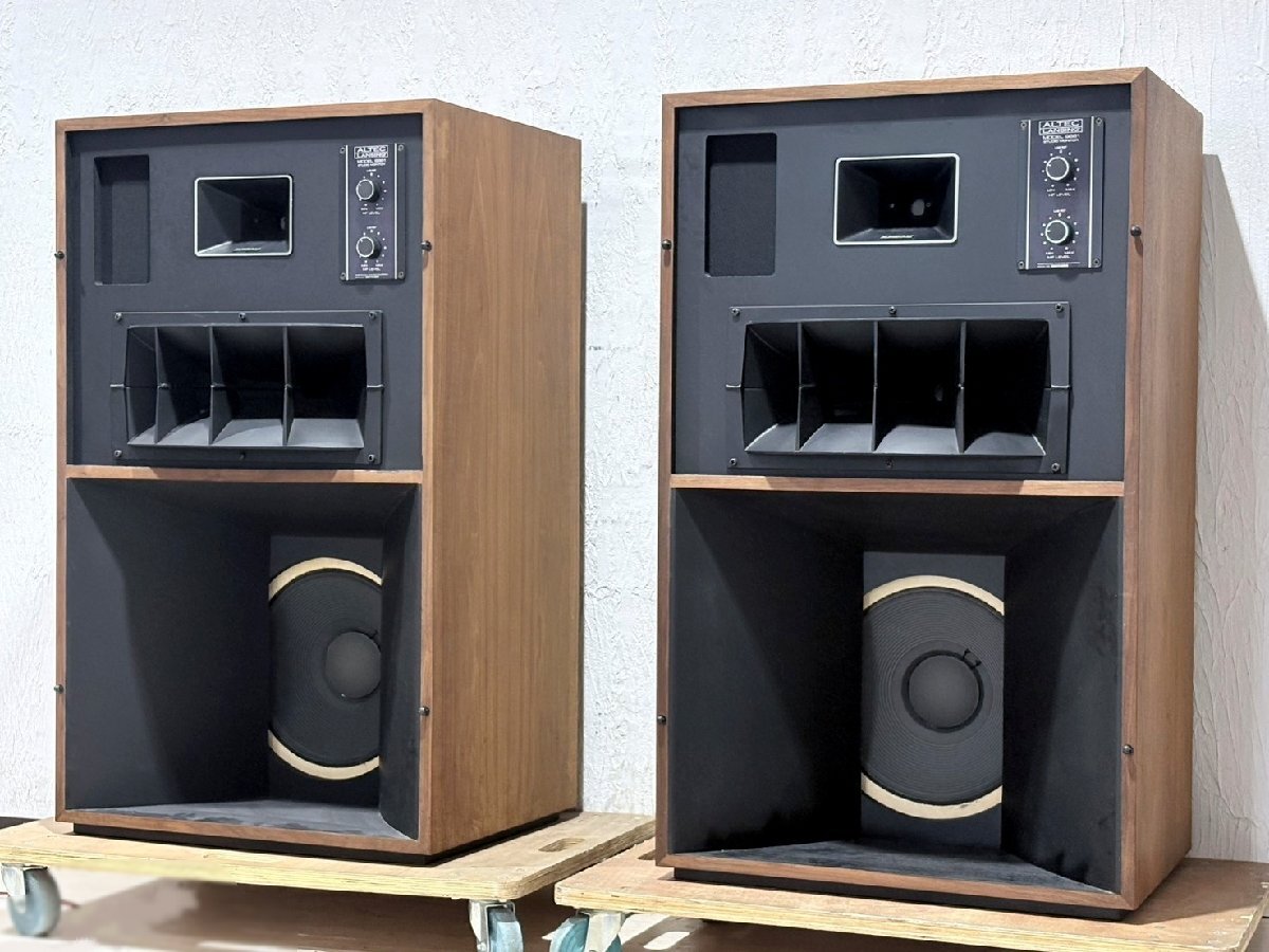 傷や汚れあり】F☆ALTEC LANSING ホーンスピーカー A7 system/416-8B/N