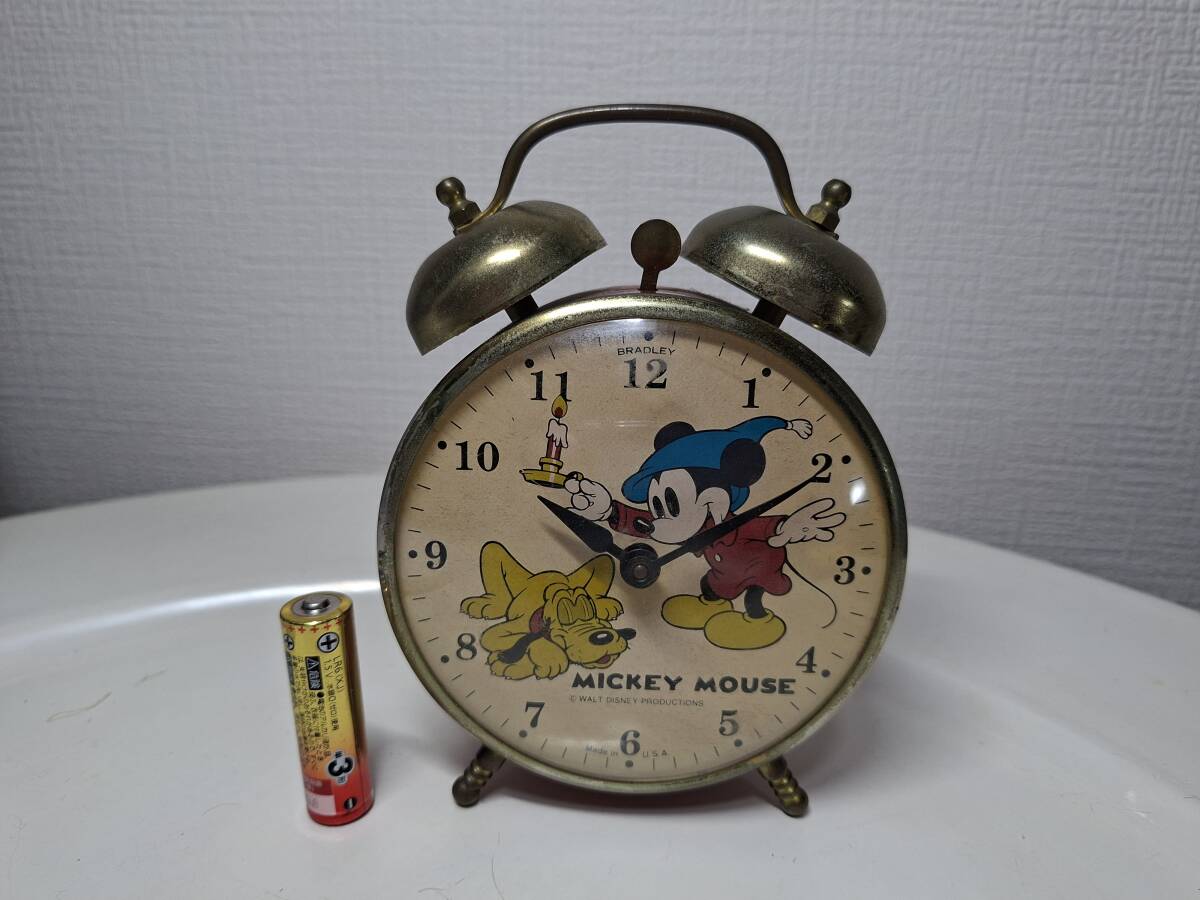 DISNEY TIME ミッキーマウス おしゃべり 目覚まし時計 FD 411 A 箱付き