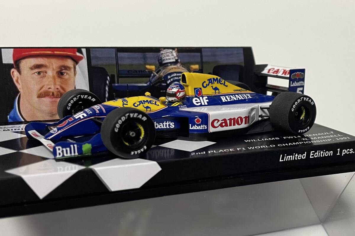 BBR 1/43 フェラーリ・640 ナイジェル・マンセル　1989年 F1 直筆サイン！ナイジェル・マンセル F1 フェラーリ640 1989リトグラフ