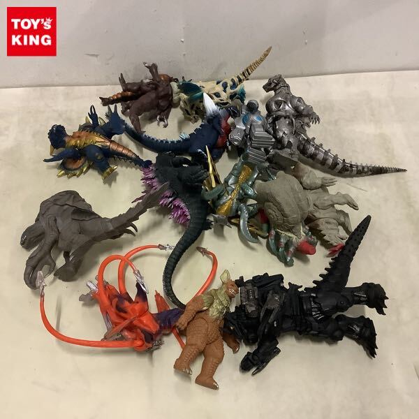 ゴジラ・モスラ・ラドン・キングシーサー・ガイガン　ほか東宝怪獣ソフビ　34体 中古】怪獣総進撃！ゴジラ モスラ ラドン アンギラス メカゴジラ